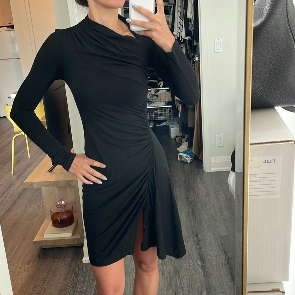 Enza Costa Dress with gathered detailing, Size XS